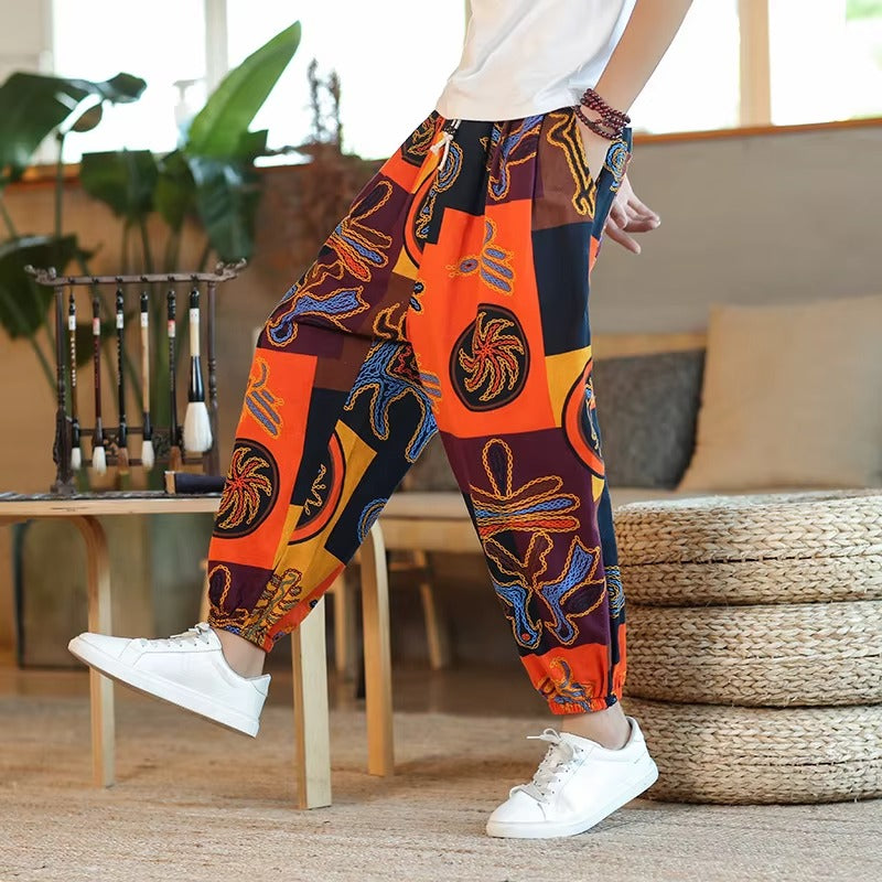 Chinese styled Hippy Harem pants