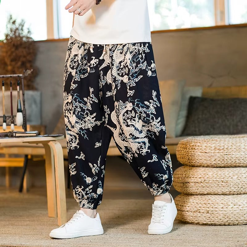 Chinese styled Hippy Harem pants