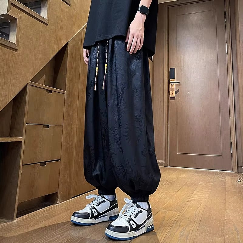 Chinese Dragon Harem pants