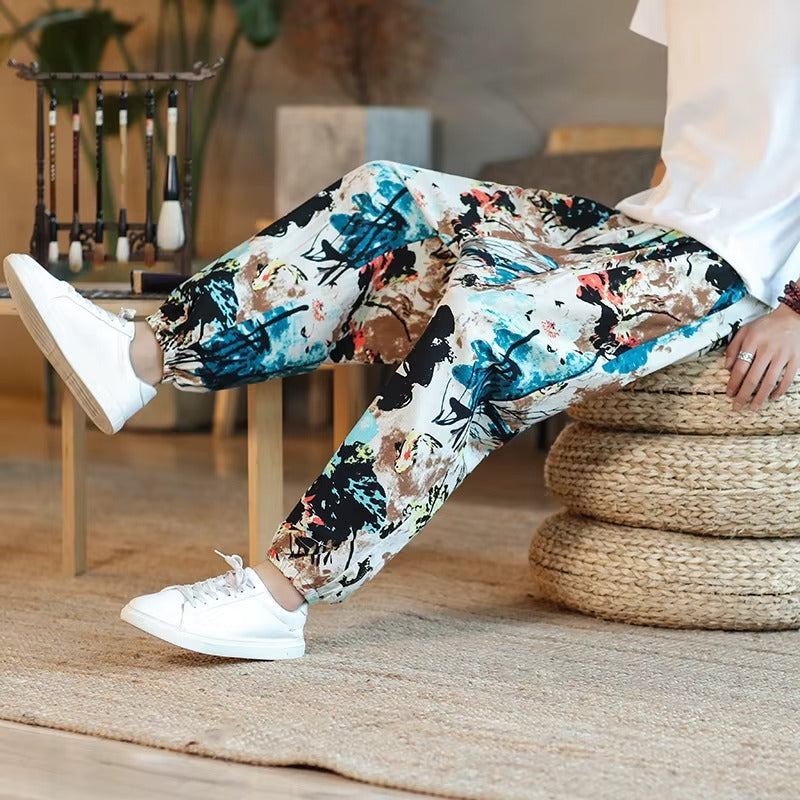 Chinese styled Hippy Harem pants