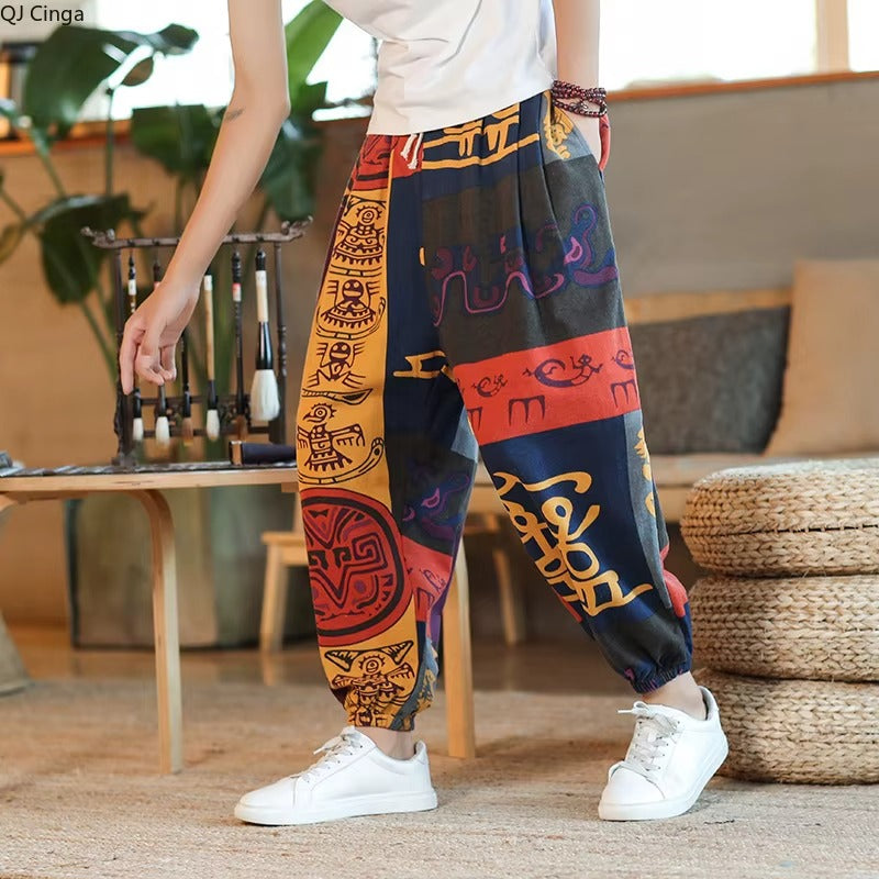 Chinese styled Hippy Harem pants